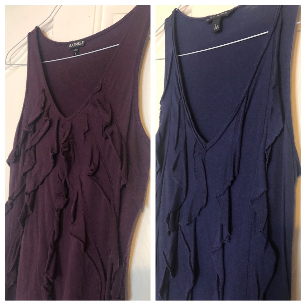 2 tanks- Express and Banana Republic